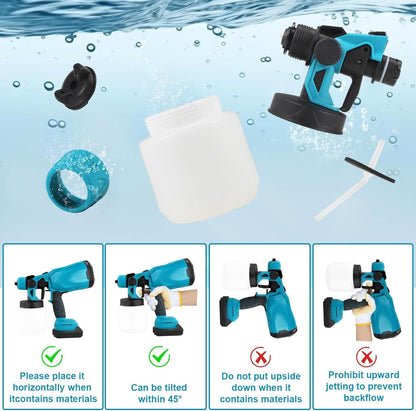 بخاخة الطلاء الكهربائية 18 فولت