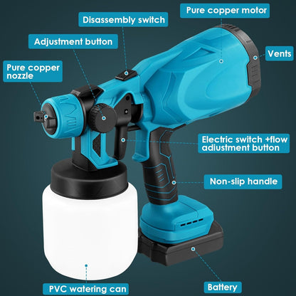 بخاخة الطلاء الكهربائية 18 فولت